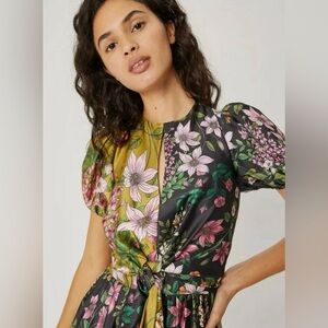 Monique Lhuillier Anthropologie Alisia Jumpsuit